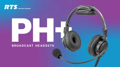 RTS introduces the PH+ Series of Premium Broadcast Headsets